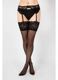 Чулки под пояс на широкой ажурной резинке - Aristoc купить с доставкой