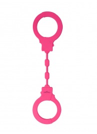 Розовые силиконовые наручники - Le Frivole - купить с доставкой в Бердске