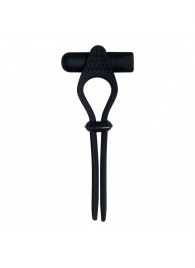 Черное эрекционное лассо с вибропулей Black Tie Affair - Zero Tolerance - в Бердске купить с доставкой