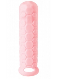 Розовый фаллоудлинитель Homme Long - 15,5 см. - Lola Games - в Бердске купить с доставкой
