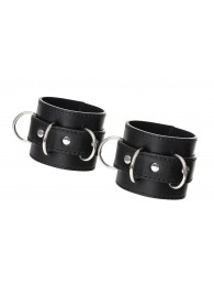 Черные наручники Anonymo на сцепке - ToyFa - купить с доставкой в Бердске