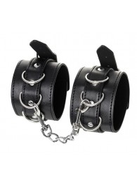 Черные оковы Anonymo из искусственной кожи - ToyFa - купить с доставкой в Бердске