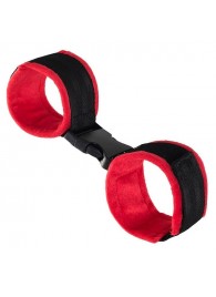 Красно-черные велюровые оковы Anonymo - ToyFa - купить с доставкой в Бердске