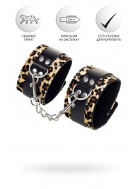 Наручники Anonymo с анималистическим принтом - ToyFa - купить с доставкой в Бердске