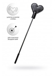 Черный стек со шлепком в форме сердца Anonymo - 35 см. - ToyFa - купить с доставкой в Бердске