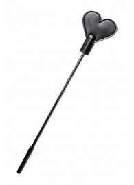 Черный стек со шлепком в форме сердца Anonymo - 35 см. - ToyFa - купить с доставкой в Бердске