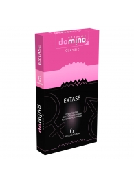 Презервативы с точками и рёбрышками DOMINO Classic Extase - 6 шт. - Domino - купить с доставкой в Бердске