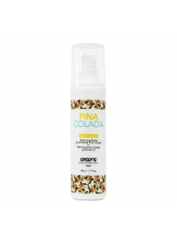 Разогревающее массажное масло с ароматом пина колада Gourmet Pina Colada - 50 мл. - Exsens - купить с доставкой в Бердске