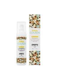 Разогревающее массажное масло с ароматом пина колада Gourmet Pina Colada - 50 мл. - Exsens - купить с доставкой в Бердске