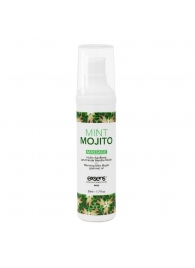 Разогревающее массажное масло с ароматом мохито Gourmet Mint Mojito - 50 мл. - Exsens - купить с доставкой в Бердске
