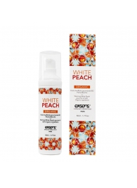 Разогревающее массажное масло Gourmet White Peach Organic с органическими ингредиентами - 50 мл. - Exsens - купить с доставкой в Бердске