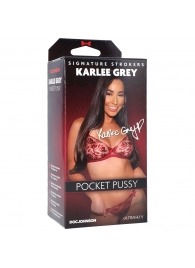 Мастурбатор-вагина Karlee Grey ULTRASKYN Pocket Pussy - Doc Johnson - в Бердске купить с доставкой