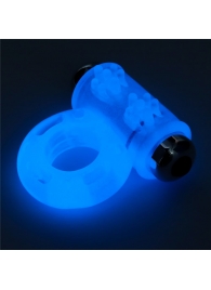 Голубое, светящееся в темноте эрекционное виброкольцо Lumino Play Vibrating Penis Ring - Lovetoy - в Бердске купить с доставкой
