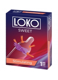 Стимулирующая насадка на пенис LOKO SWEET с возбуждающим эффектом - Sitabella - в Бердске купить с доставкой