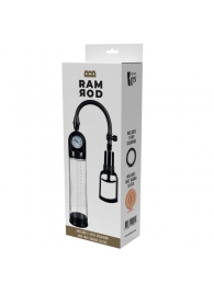 Прозрачная вакуумная помпа с манометром Deluxe Penis Pump - Dream Toys - в Бердске купить с доставкой
