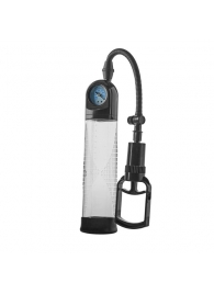 Прозрачная вакуумная помпа с манометром Deluxe Penis Pump - Dream Toys - в Бердске купить с доставкой