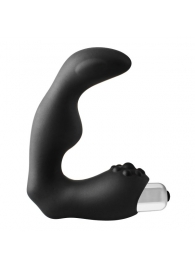Черный вибромассажер простаты FantASStic Vibrating Prostate Massager - 11,3 см. - Dream Toys - в Бердске купить с доставкой