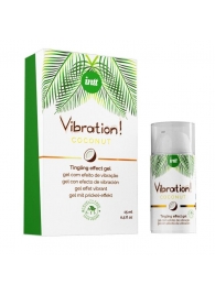 Возбуждающий гель с ароматом кокоса Vibration Coconut - 15 мл. - INTT - купить с доставкой в Бердске