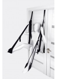 Черные секс-качели на дверь Anonymo №0505 - ToyFa - купить с доставкой в Бердске