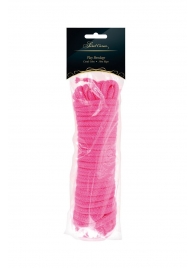 Розовая веревка для связывания Sweet Caress Rope - 10 метров - Sweet Caress - купить с доставкой в Бердске