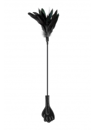 Двусторонний стек-щекоталка Sweet Caress Feather Whip - 58 см. - Sweet Caress - купить с доставкой в Бердске