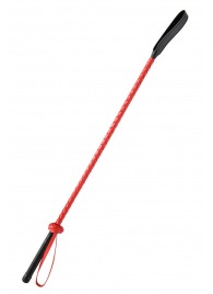 Красно-черный гладкий стек - 71 см. - Fetish Tentation - купить с доставкой в Бердске