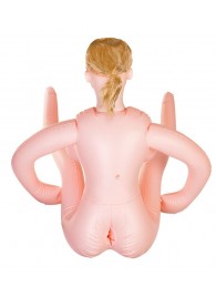 Надувная секс-кукла с реалистичной головой и поднятыми ножками - ToyFa - в Бердске купить с доставкой