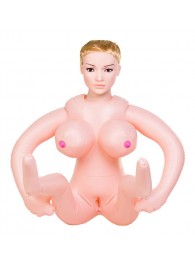 Надувная секс-кукла с реалистичной головой и поднятыми ножками - ToyFa - в Бердске купить с доставкой