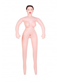 Надувная секс-кукла брюнетка с реалистичной головой - ToyFa - в Бердске купить с доставкой