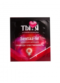 Возбуждающий крем для женщин Sextaz-W в одноразовой упаковке - 1,5 гр. - Биоритм - купить с доставкой в Бердске