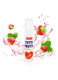 Гель-смазка Tutti-frutti с земляничным вкусом - 30 гр. - Биоритм - купить с доставкой в Бердске