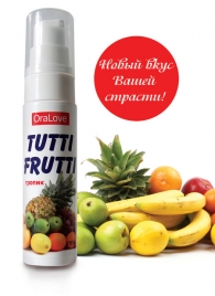 Гель-смазка Tutti-frutti со вкусом тропических фруктов - 30 гр. - Биоритм - купить с доставкой в Бердске