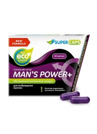 Возбуждающее средство для мужчин Mans Power plus - 10 капсул (0,35 гр.) +1 в подарок - SuperCaps - купить с доставкой в Бердске