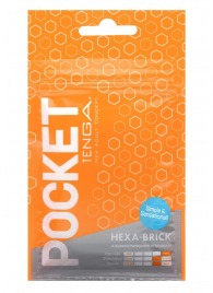 Карманный мастурбатор HEXA-BRICK - Tenga - в Бердске купить с доставкой