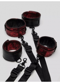 Изысканный набор фиксаций на кровати Reversible Under Mattress Restraint Set - Fifty Shades of Grey - купить с доставкой в Бердске