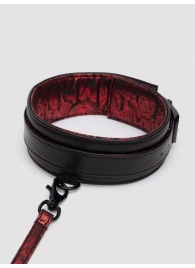 Стильный ошейник с поводком Reversible Faux Leather Collar and Lead - Fifty Shades of Grey - купить с доставкой в Бердске