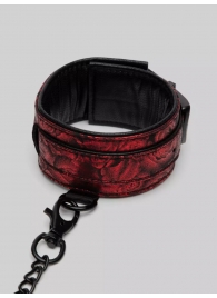 Красно-черные оковы Reversible Faux Leather Ankle Cuffs - Fifty Shades of Grey - купить с доставкой в Бердске