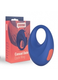 Синее эрекционное кольцо RRRING Casual Date Cock Ring - FeelzToys - в Бердске купить с доставкой