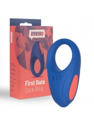 Синее эрекционное кольцо RRRING First Date Cock Ring - FeelzToys - в Бердске купить с доставкой