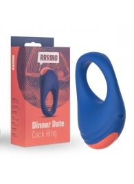 Синее эрекционное кольцо RRRING Dinner Date Cock Ring - FeelzToys - в Бердске купить с доставкой