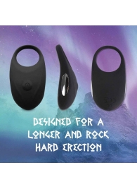 Черное эрекционное виброкольцо Thor Cockring - FeelzToys - в Бердске купить с доставкой