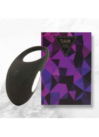 Черное эрекционное виброкольцо Thor Cockring - FeelzToys - в Бердске купить с доставкой