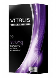 Презервативы с утолщённой стенкой VITALIS PREMIUM strong - 12 шт. - Vitalis - купить с доставкой в Бердске