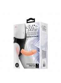 Женский страпон с 2 отростками - внешним и внутренним - Baile - купить с доставкой в Бердске