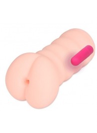 Телесный вибромастурбатор-анус Tong-ggo Auto - KOKOS - в Бердске купить с доставкой