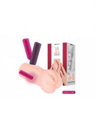 Телесный вибромастурбатор-вагина Dream Auto - KOKOS - в Бердске купить с доставкой