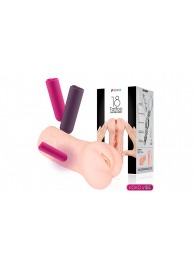 Телесный вибромастурбатор-вагина Tattoo Auto - KOKOS - в Бердске купить с доставкой