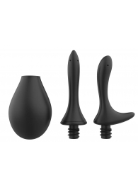 Черный анальный душ Nexus Anal Douche Set с 2 сменными насадками - Nexus Range - купить с доставкой в Бердске