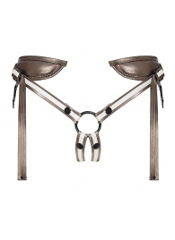 Бронзовый пояс для насадок Desirous Harness - Strap-on-me - купить с доставкой в Бердске