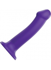 Фиолетовый фаллоимитатор-насадка Strap-On-Me Dildo Dual Density size L - 19 см. - Strap-on-me - купить с доставкой в Бердске